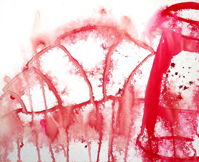Aquarell Stillleben ''Croissant mit Marmelade'' (Vorschau)